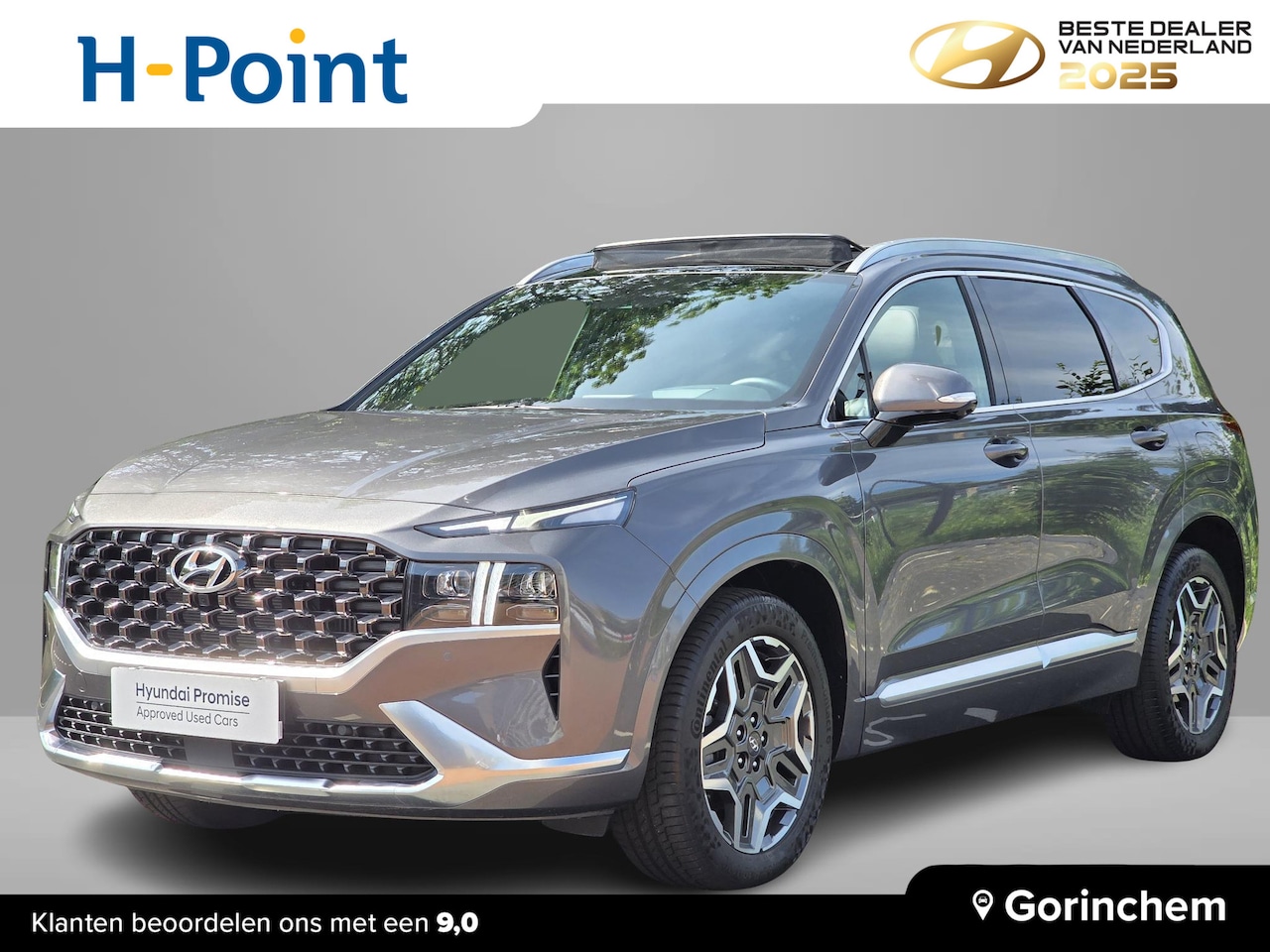 Hyundai Santa Fe - 1.6 T-GDI 265PK PHEV Premium Sky 7p. | Lederen bekleding incl memory| Schuifkanteldak | Vi - AutoWereld.nl
