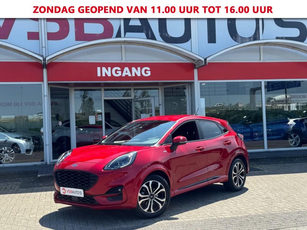 Ford Puma - 1.0 ECOBOOST 125PK AUT. HYBRID ST-LINE LED NAVI CARPLAY AIRCO LMV PDC - AutoWereld.nl