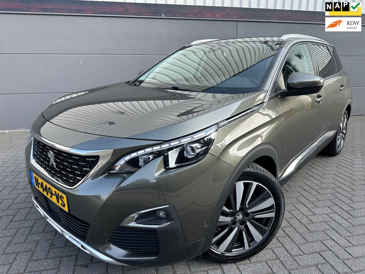 Peugeot 5008 - 1.2 PureTech Blue Lease Premium*STOEL VERWARMING*CARPLAY*NAVI*CRUISE*7P*Automaat*PARK SENS - AutoWereld.nl