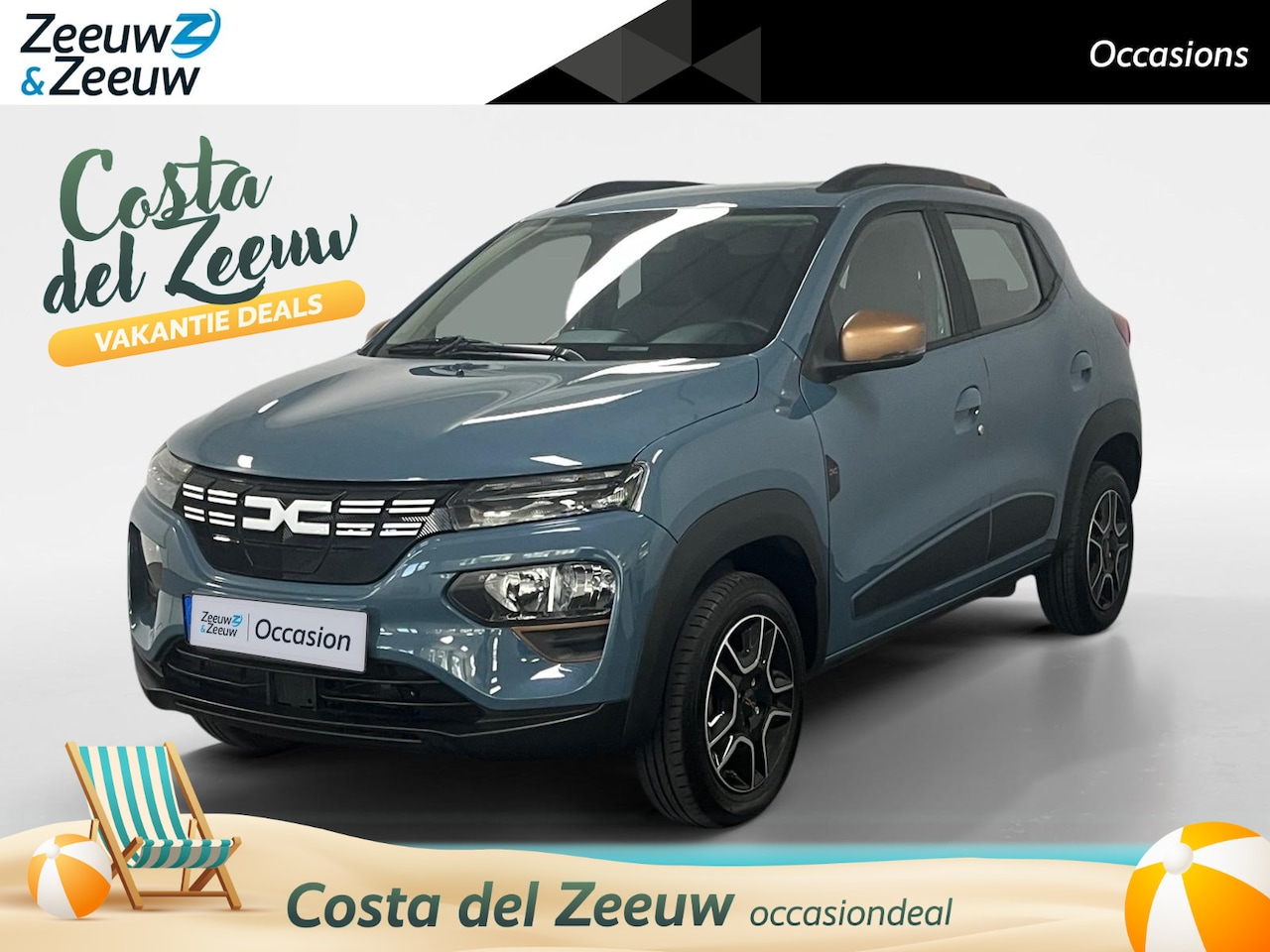 Dacia Spring - Extreme 27 kWh AUTOMAAT AIRCO CAMERA CRUISE CONTROLE LEER 5 DEURS ZEER MOOIE AUTO VOLLEDIG - AutoWereld.nl