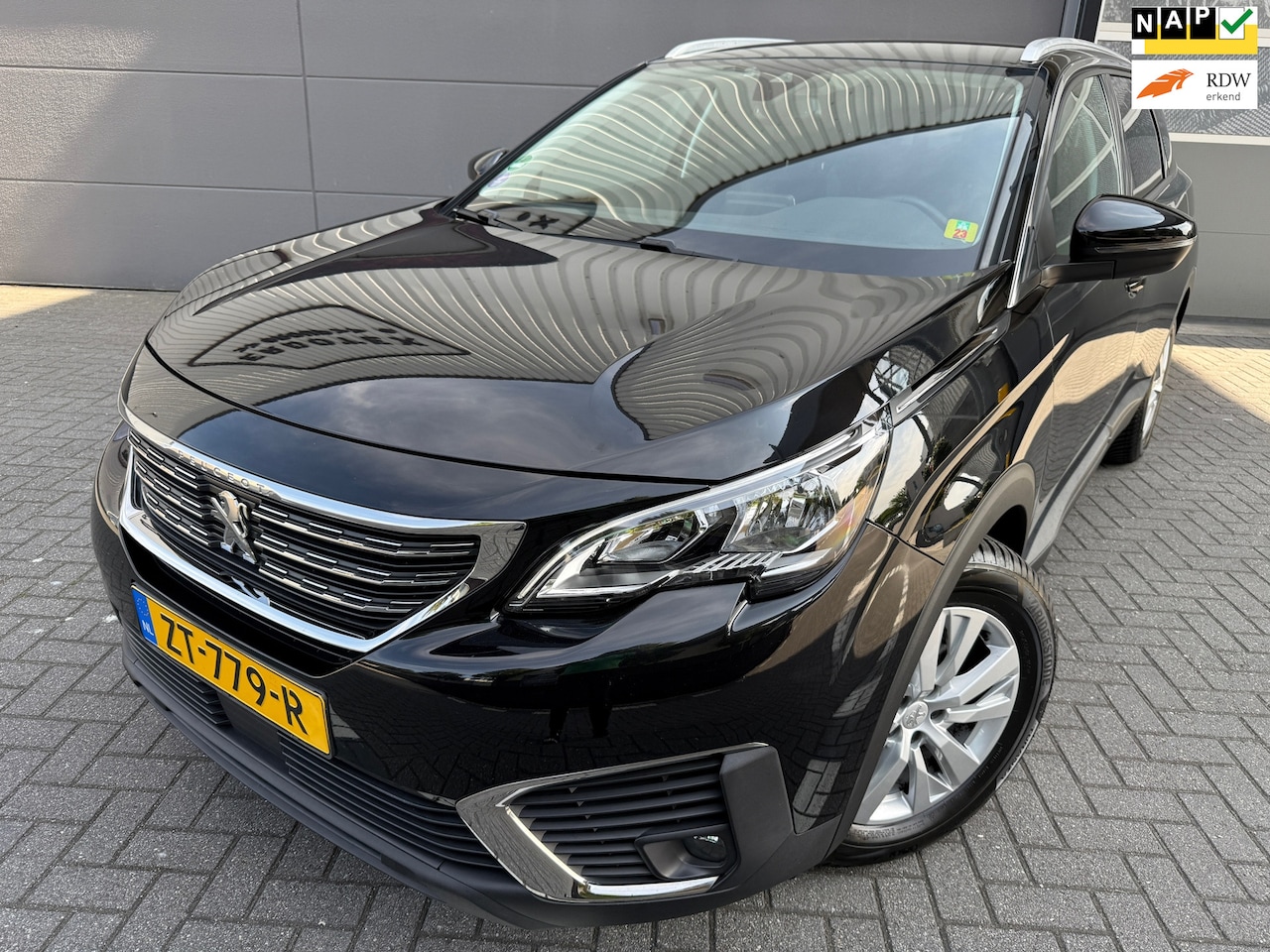 Peugeot 5008 - 1.2 PureTech Blue Lease Executive*7 P*NAVI*APK*NAP*Climat-Airco*Cruise*Park-sensoren*Bluet - AutoWereld.nl