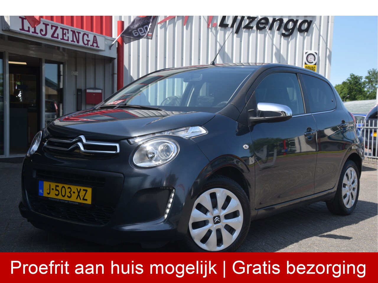 Citroën C1 - 1.0 VTi Feel Airco | 5drs | Bluetooth | Audio | CV+AB | DAB - AutoWereld.nl