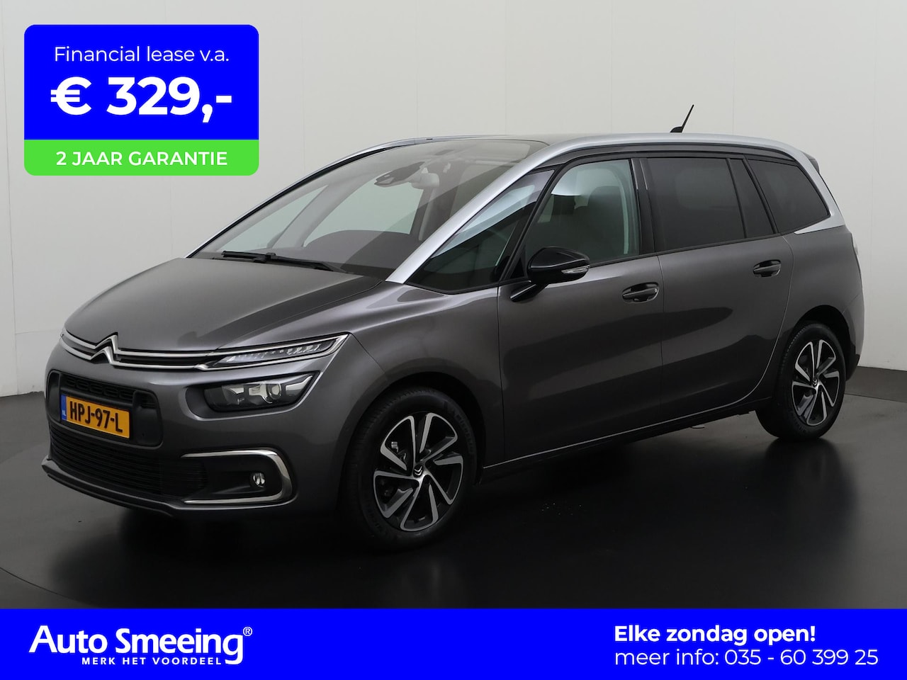 Citroën Grand C4 SpaceTourer - 1.2 PureTech Shine Automaat 7-Persoons | Camera | Navigatie | Zondag Open! - AutoWereld.nl