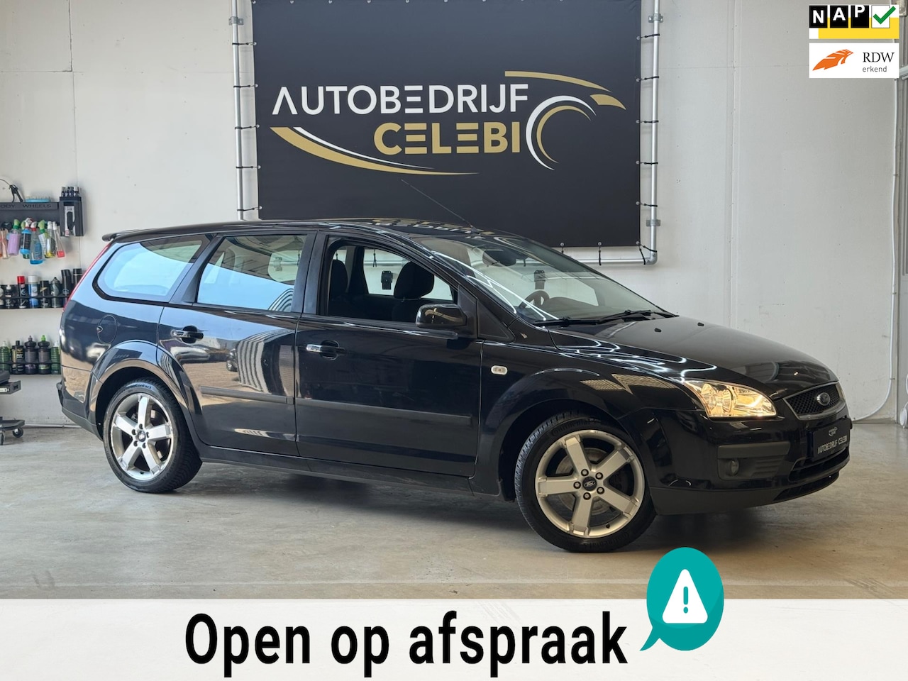 Ford Focus Wagon - 2.0-16V Rally Edition 2006 ZWART CRUISE - AutoWereld.nl