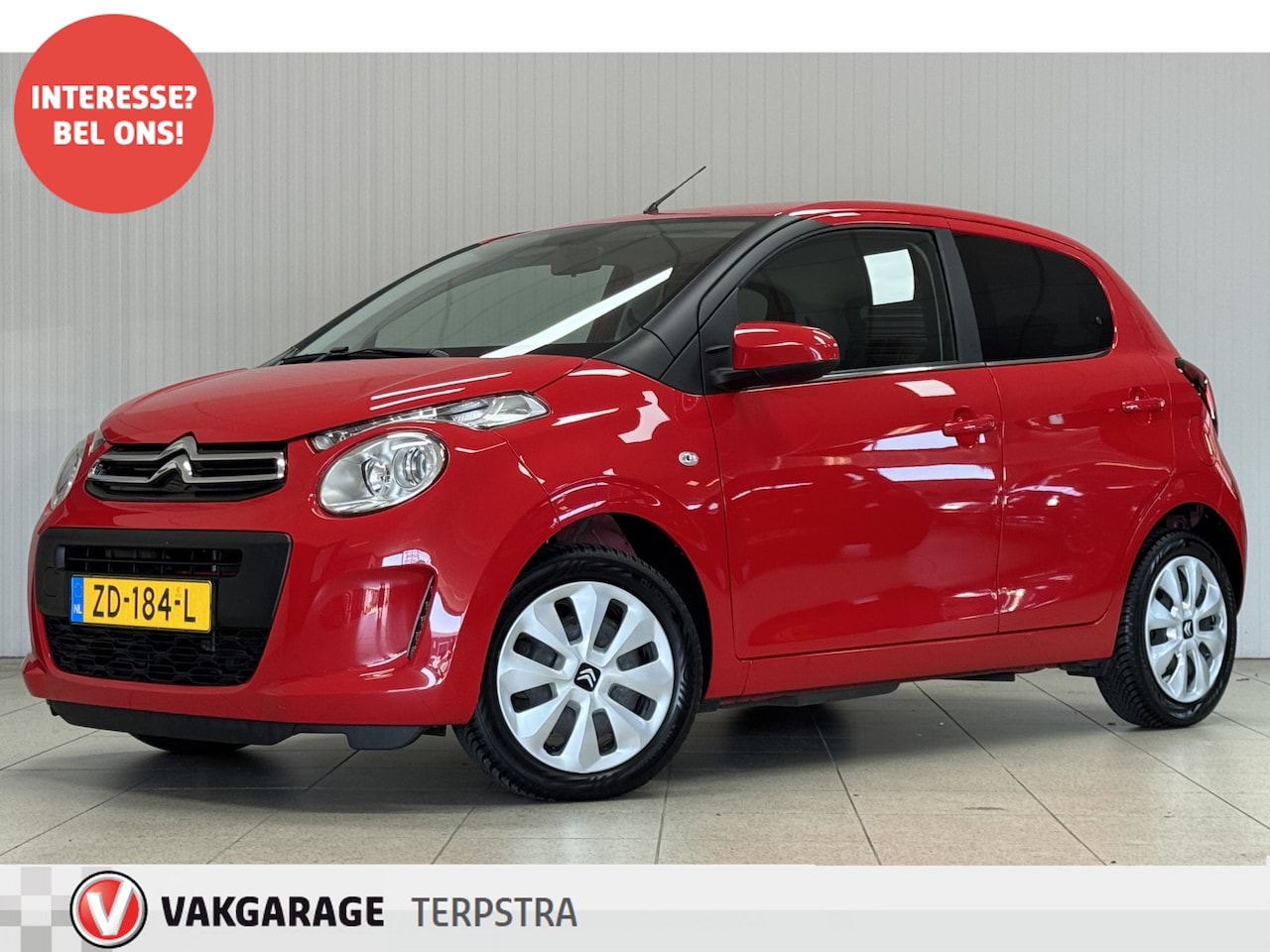 Citroën C1 - 1.0 VTi Feel/ Airco/ LED-Dagrij/ Bluetooth/ Multi-Stuur/ Getinte-Ramen/ Chroom/ Elek.Ramen - AutoWereld.nl