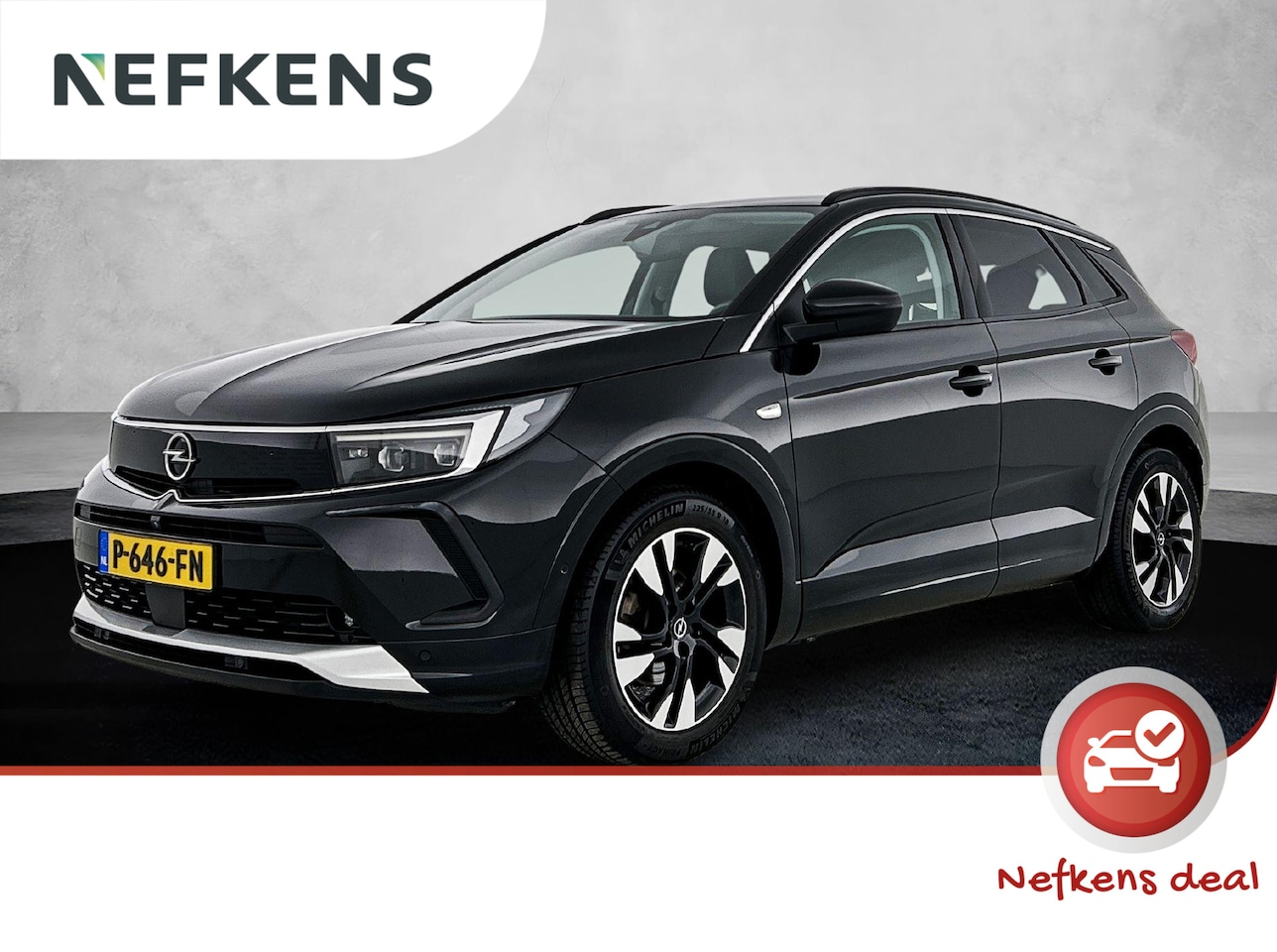 Opel Grandland - SUV Elegance 130 pk | Navigatie | Rondomzicht Camera | Verwarmde Comfortstoelen | Keyless - AutoWereld.nl