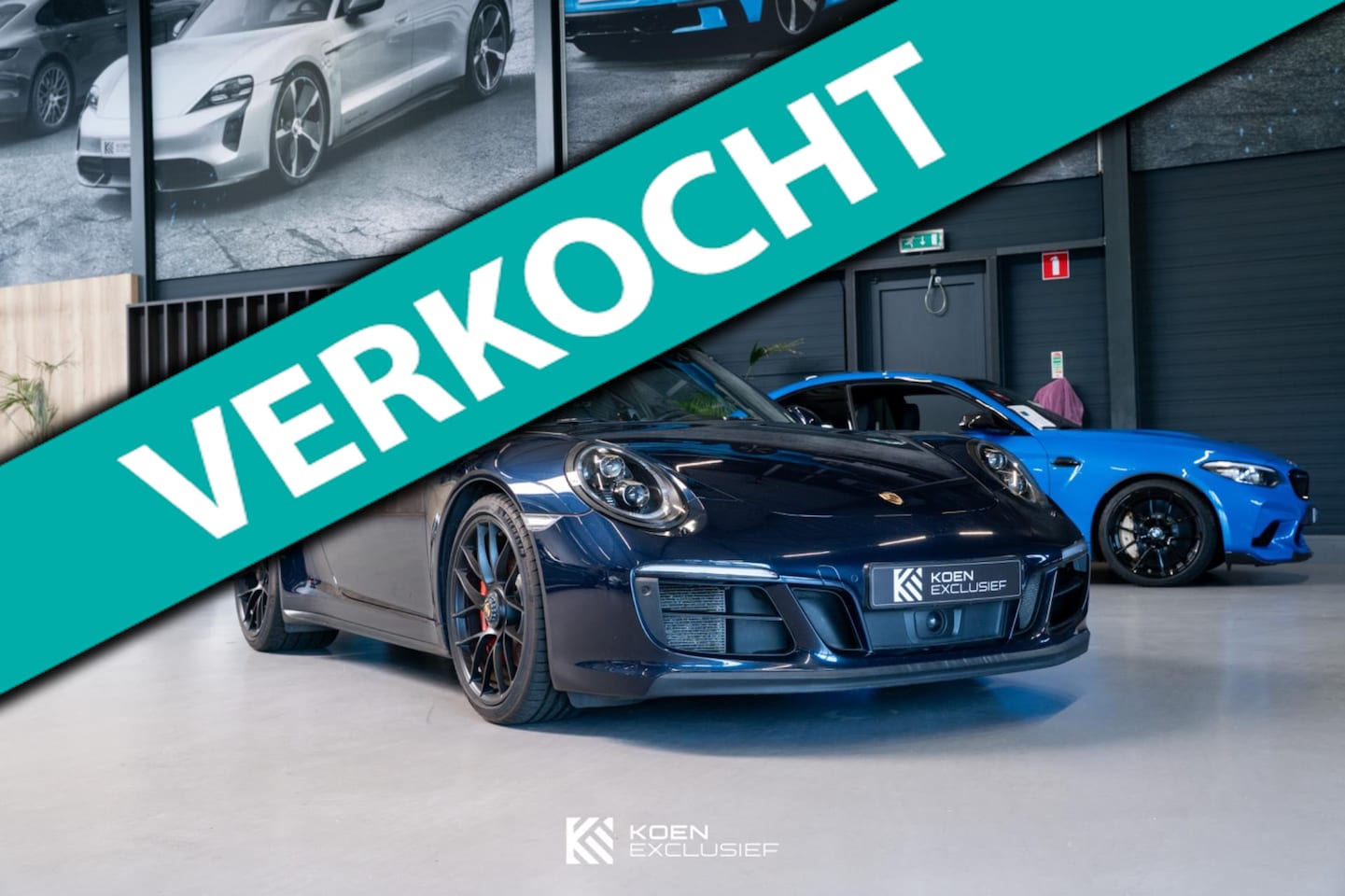 Porsche 911 - 991 3.0 Carrera GTS (2017, NL) nachtblauw, GTS interieur pakket, ducktail. - AutoWereld.nl