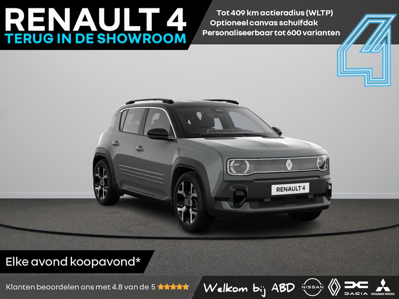 Renault 4 - Techno Comfort range | Achteruitrijcamera | Elektronisch geregelde airconditioning | Full - AutoWereld.nl