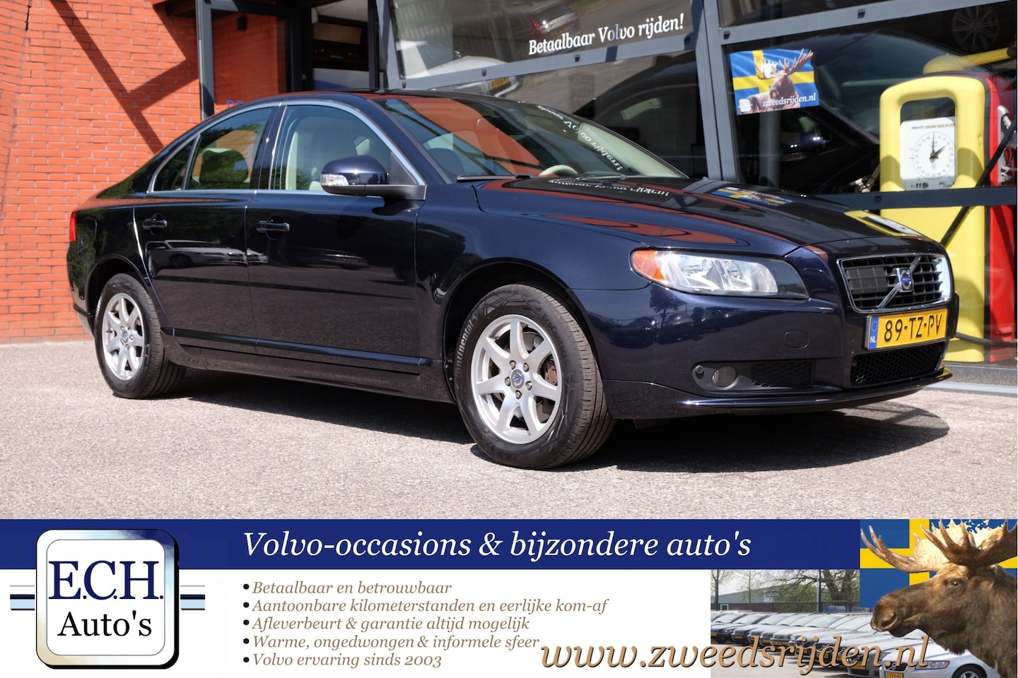 Volvo S80 - 3.2 238 pk Aut. AWD Leer, Adaptieve CC, Dealer onderhouden - AutoWereld.nl