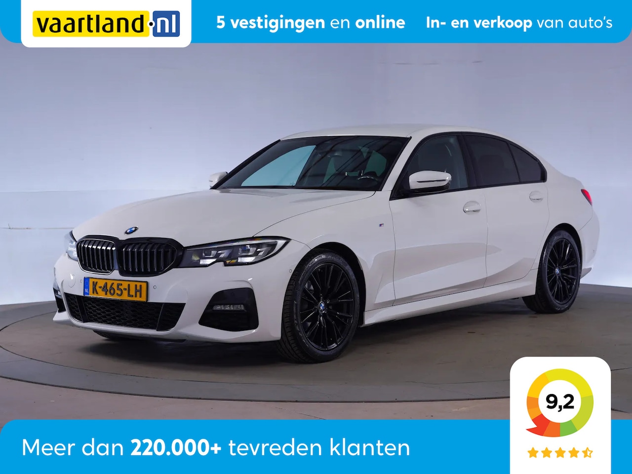 BMW 3-serie - 318i M Sport High Executive Aut. [ LED HiFi Live-cockpit prof. Stoelverwarming ] - AutoWereld.nl