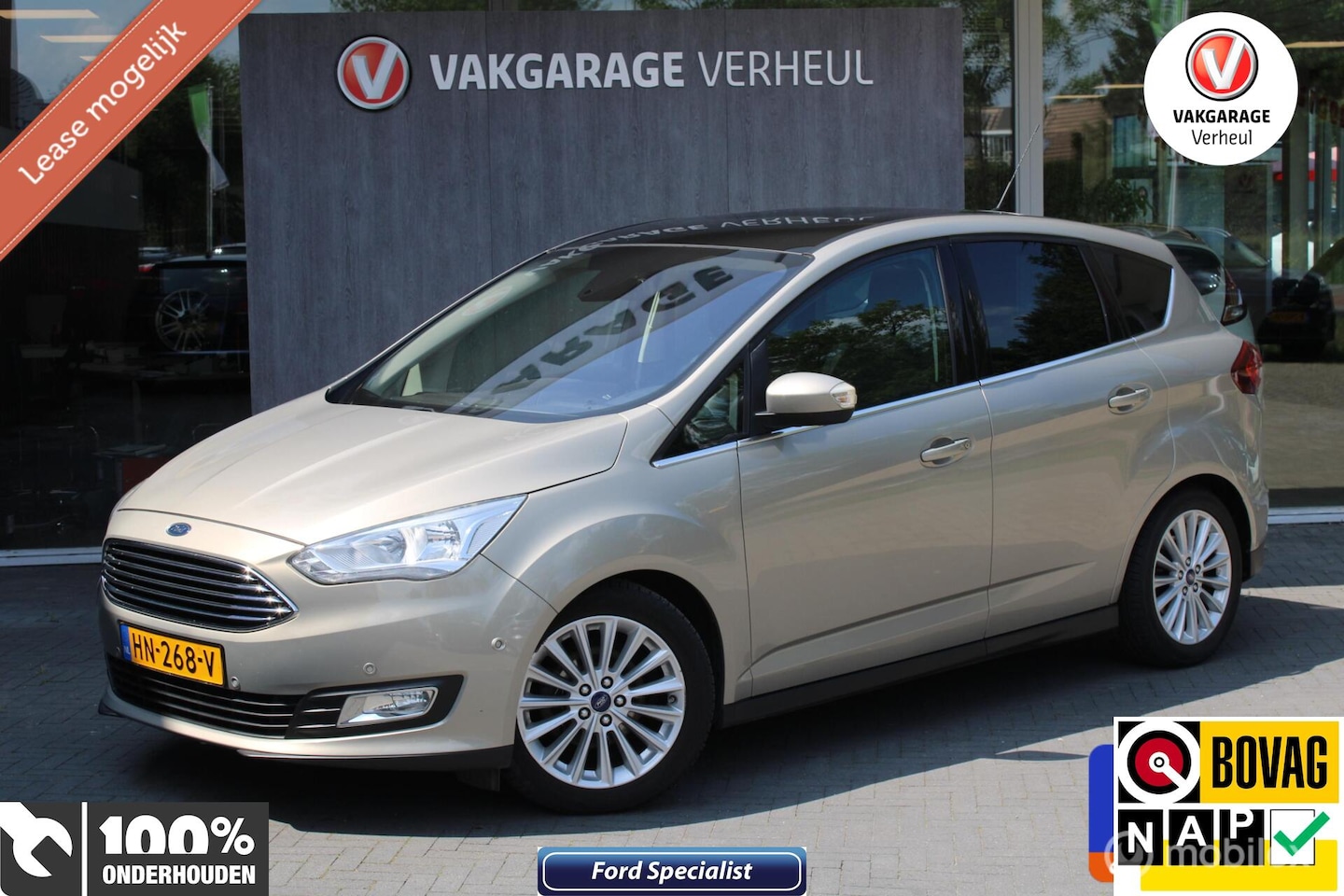 Ford C-Max - 1.0 Titanium|125Pk|Navi|Boekjes|Panodak|Nap - AutoWereld.nl