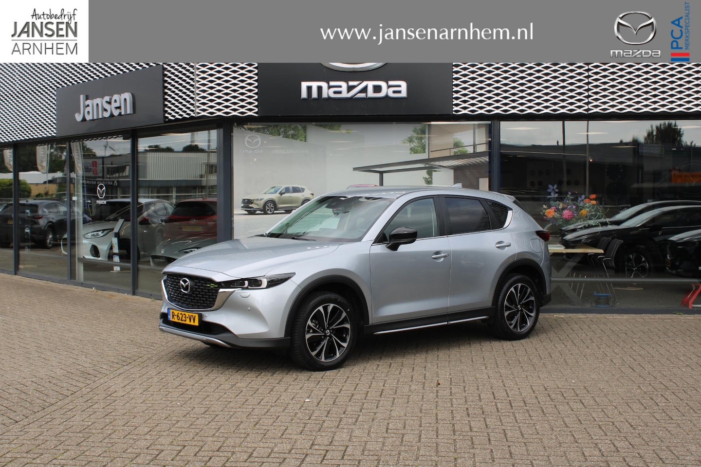 Mazda CX-5 - 2.0 SkyActiv-G 165 Newground Automaat, Trekhaak, All Season, LMV 19 Inch, Navi, Clima, Sto - AutoWereld.nl