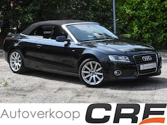 Audi A5 Cabriolet - 1.8 TFSI S-edition automaat / nieuw kap-mechaniek / zwart leer / stoelverwarming / cruise