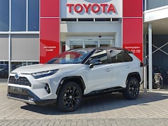 Toyota RAV4 - 2.5 HYBRID STYLE BI-TONE STOEL/STUURVERW JBL-AUDIO LEDER BLIND-SPOT 360°CAMERA PARK-SENSOR