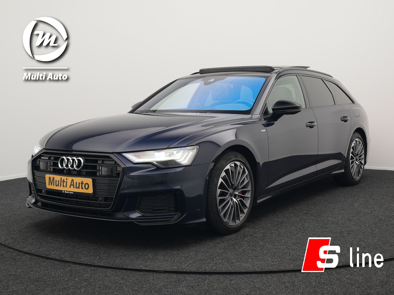 Audi A6 Avant - 55 TFSI e Quattro S Line Plug In Hybrid 367pk PHEV | Panodak | Trekhaak af Fabriek | Adapt - AutoWereld.nl