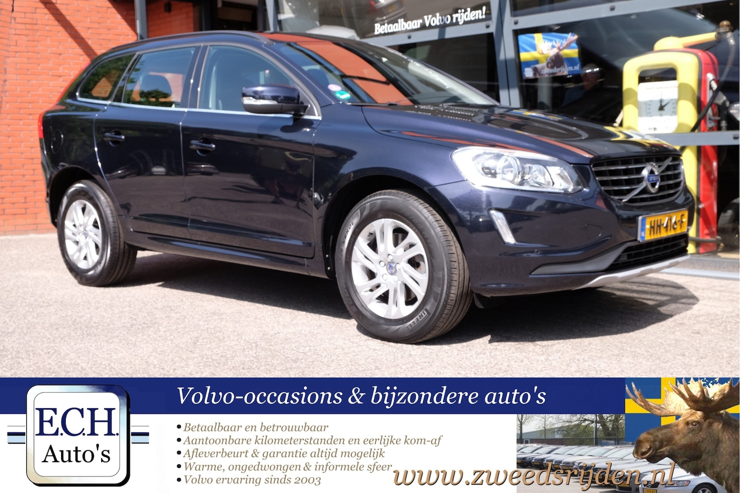 Volvo XC60 - 2.0 T5 245 pk Aut. Navi. Bluetooth, Trekhaak, PDC voor + achter - AutoWereld.nl