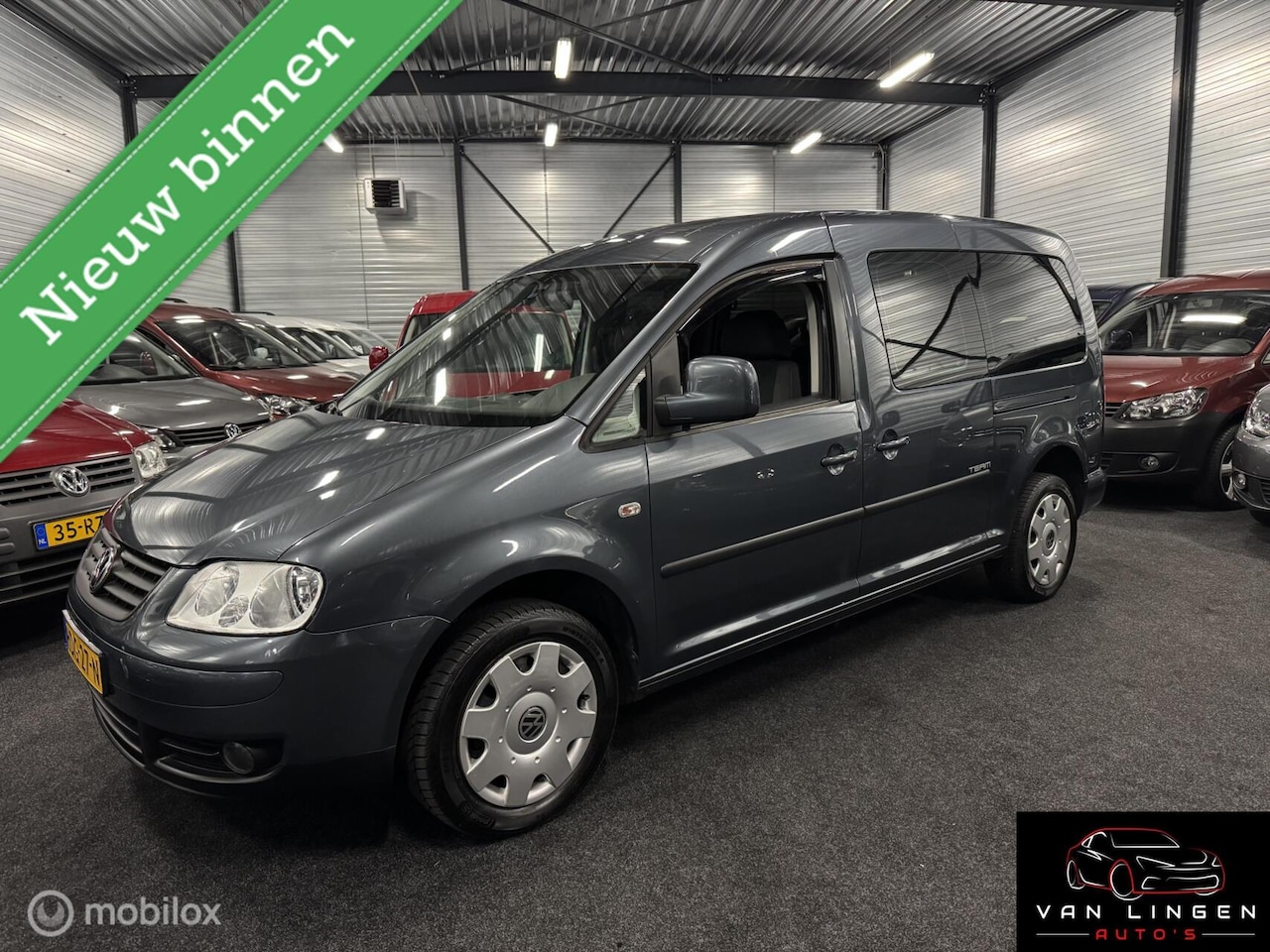 Volkswagen Caddy Maxi - 1.6 Comfortline Airco|Trekhaak|NETJES! - AutoWereld.nl