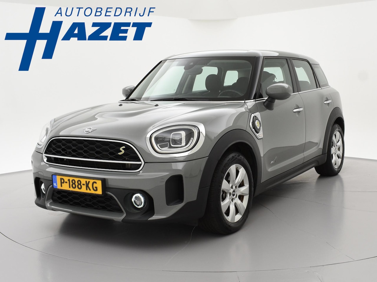 MINI Countryman - Mini 2.0 COOPER S E ALL4 PLUG-IN HYBRID 220 PK MOONWALK GREY + UNION JACK ACHTERLICHTEN | - AutoWereld.nl