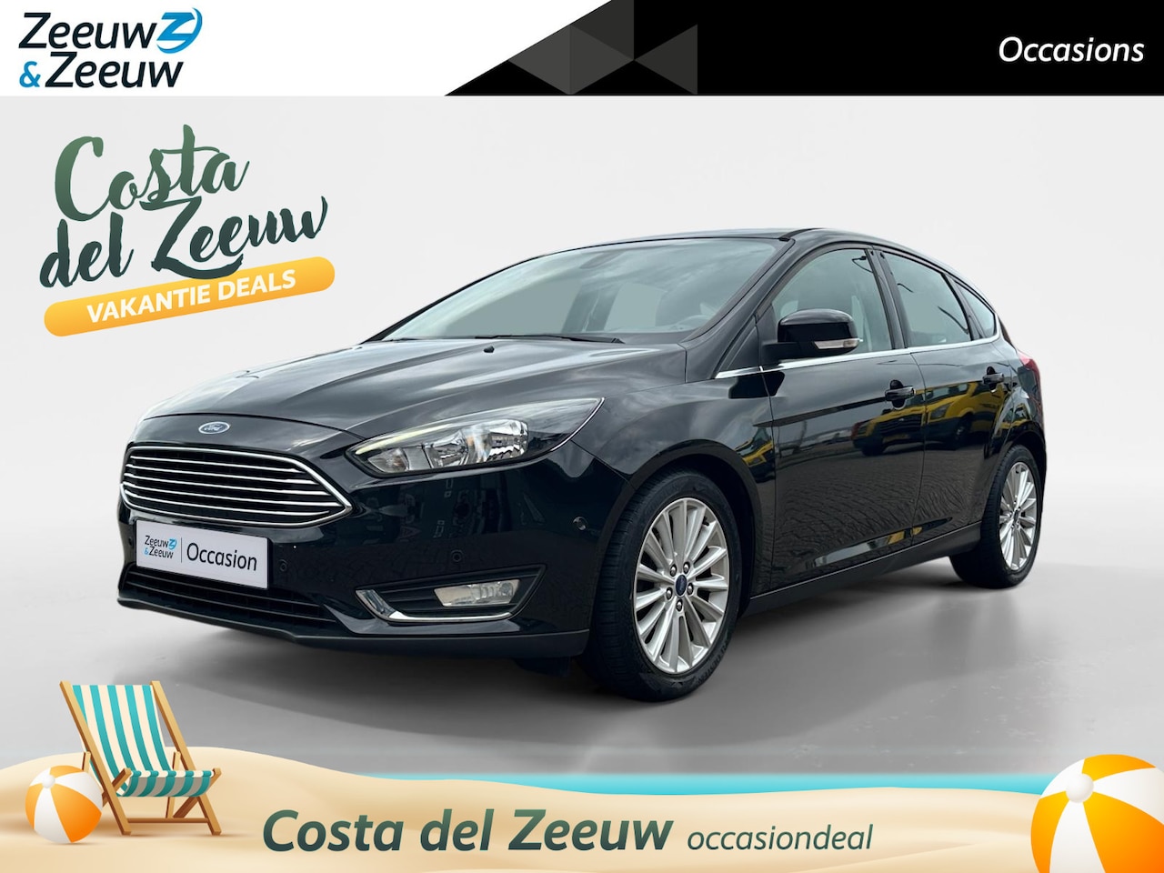 Ford Focus - 1.0 Titanium Edition | Dealer onderhouden | Navigatie | Cruise control | Parkeersensoren v - AutoWereld.nl