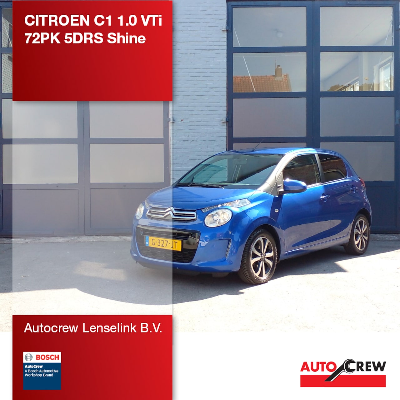 Citroën C1 - 1.0 VTi 72PK S&S 5D Shine | Origineel NL | - AutoWereld.nl
