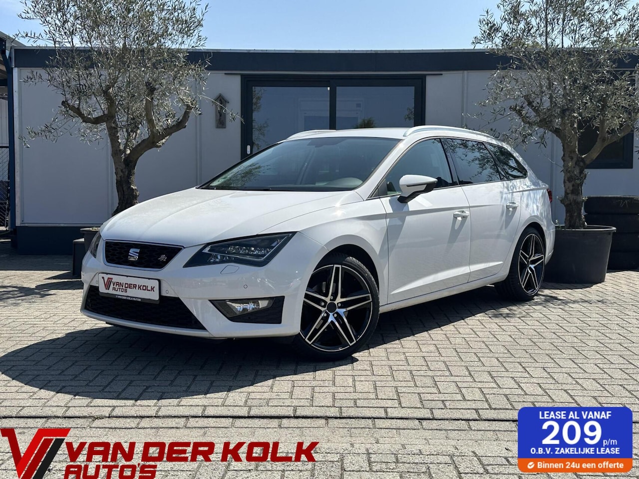 Seat Leon ST - 1.4 EcoTSI FR Navi Climate Cruise Lichtmetalen velgen - AutoWereld.nl