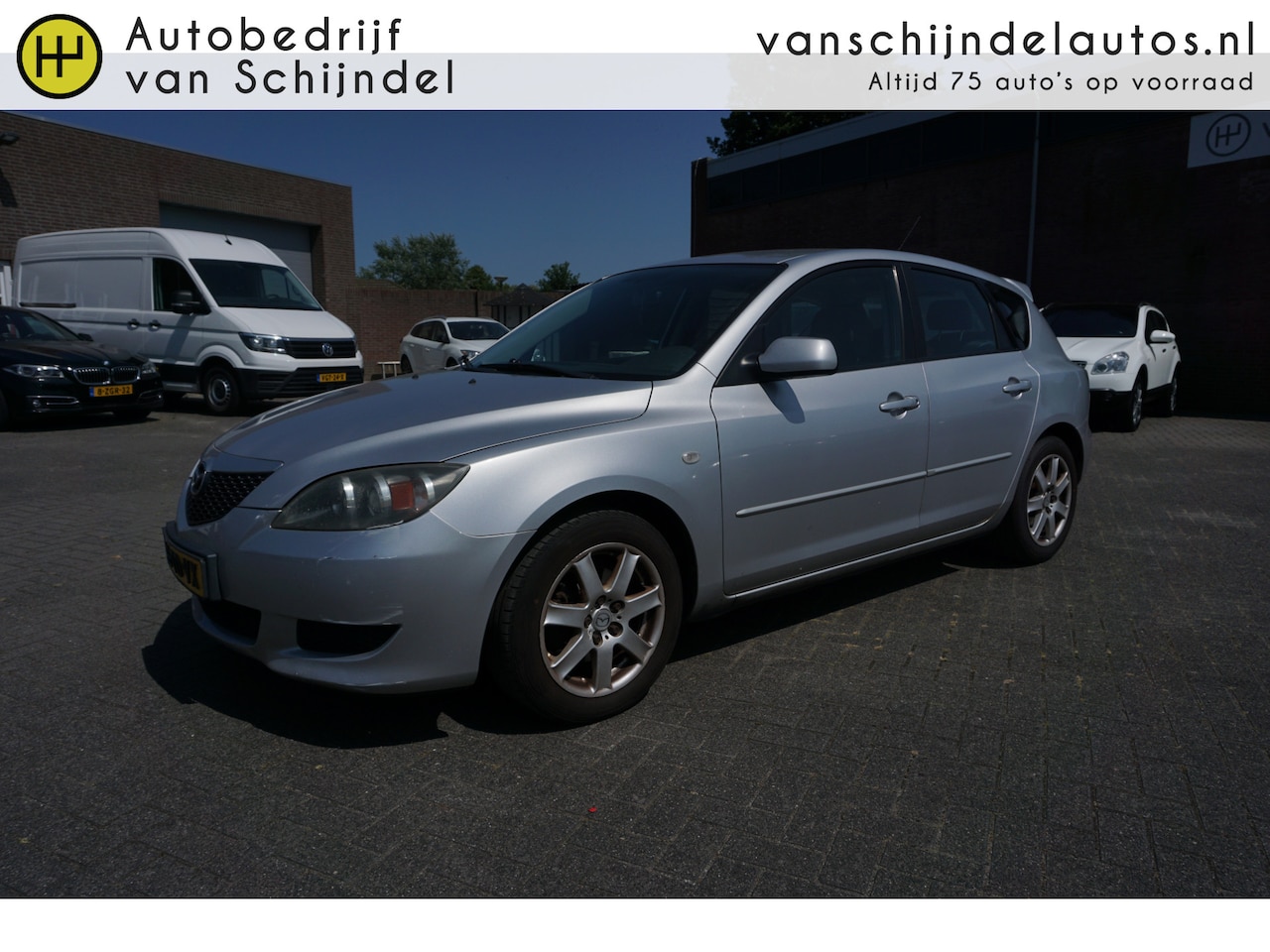 Mazda 3 Sport - 1.6 TOURING 5 DEURS MET GOED WERKENDE AIRCO! AIRCO LMV 4X ELECTR.RAMEN-SPIEGELS CARKIT PAR - AutoWereld.nl