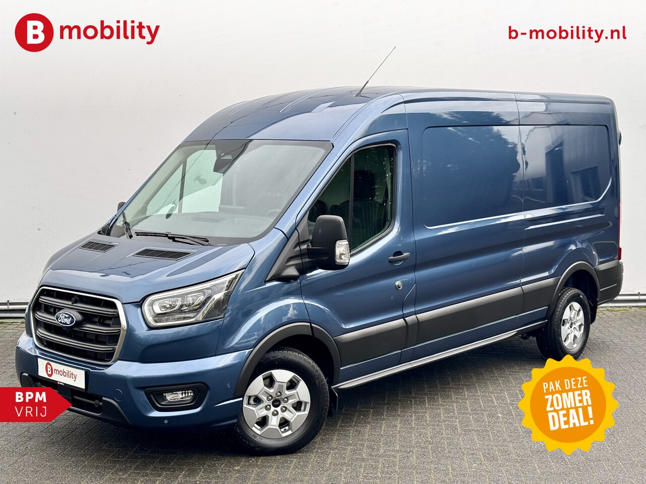 Ford Transit - 350 2.0 TDCI 165PK L3H2 Limited Automaat Trekhaak 2.800kg | UNIEK* | Trekhaak 2.800kg | Ro - AutoWereld.nl