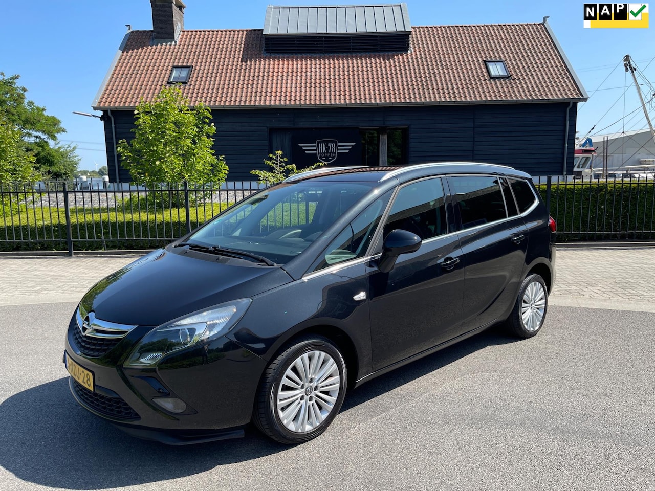 Opel Zafira Tourer - 1.4 Design Edition LPG-G3 7-PERSOONS AIRCO NAVI TREKHAAK - AutoWereld.nl