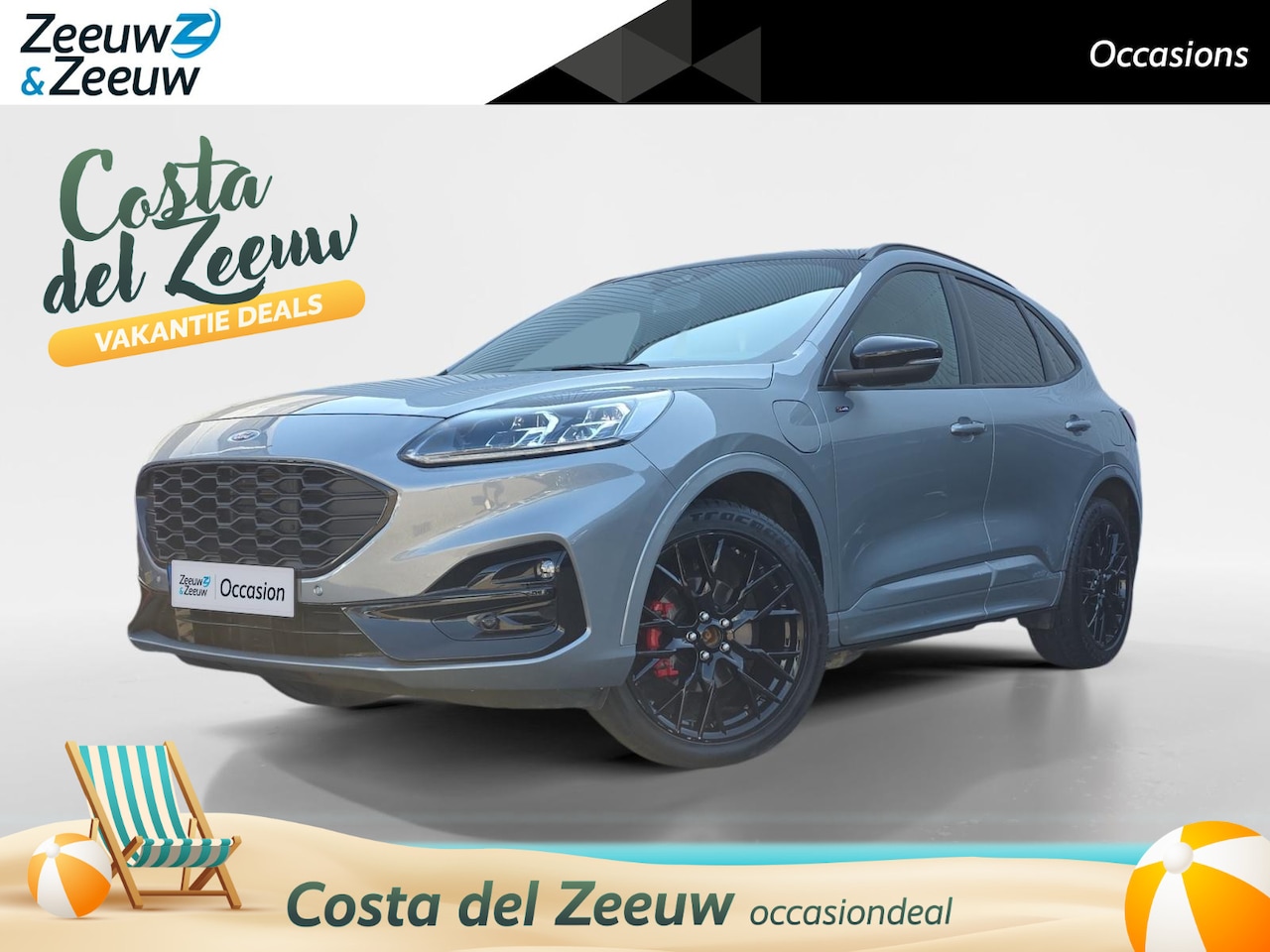 Ford Kuga - 2.5 PHEV ST-Line X | Navigatie | Keyless | Cruise Control | Apple/Android Carplay | Elekr. - AutoWereld.nl