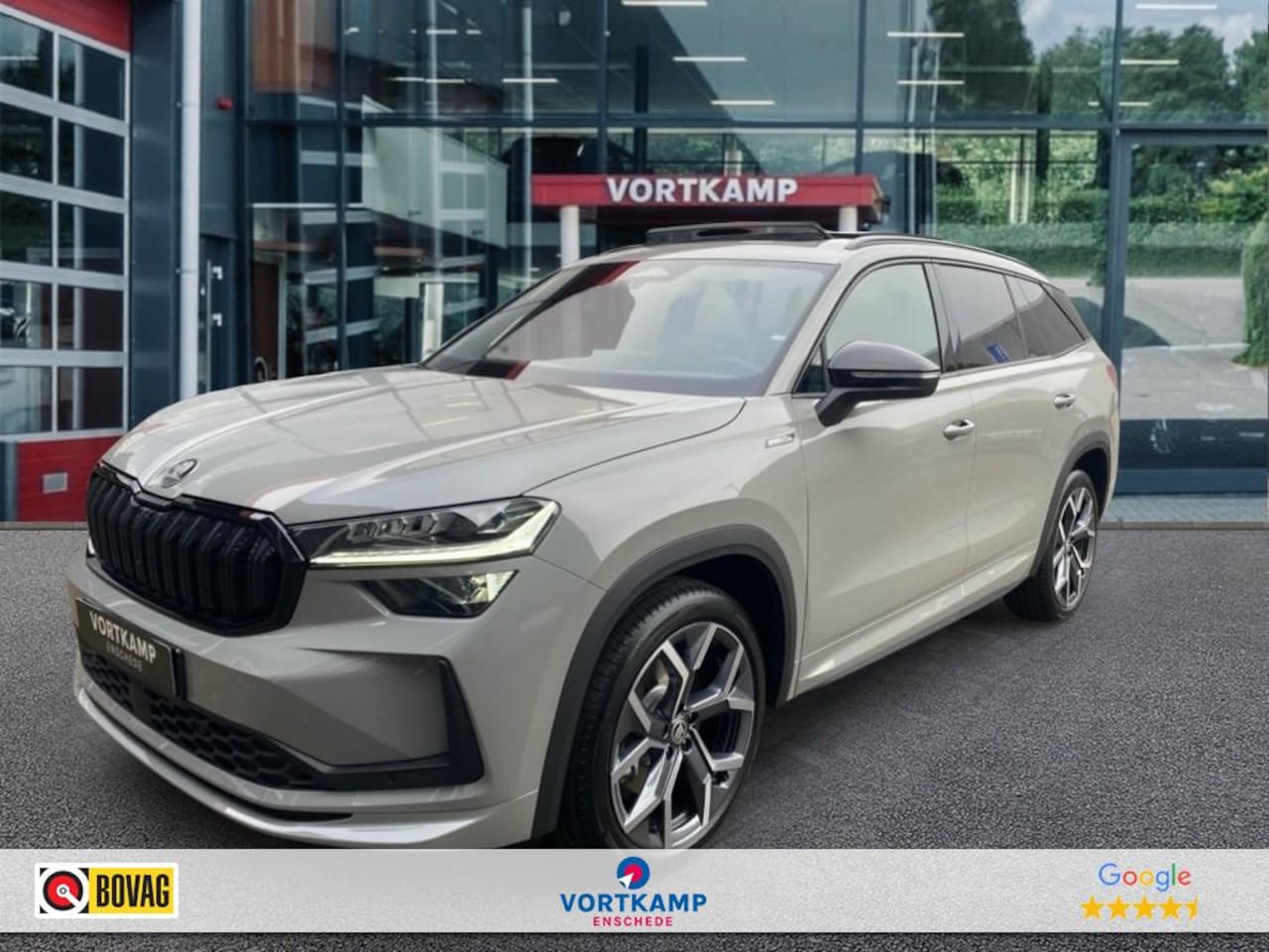 Skoda Kodiaq - 1.5 TSI DSG SPORTLINE 7P PANO-DAK/CAMERA/TREKHAAK/NAVI/ACC/STOELVERW - AutoWereld.nl
