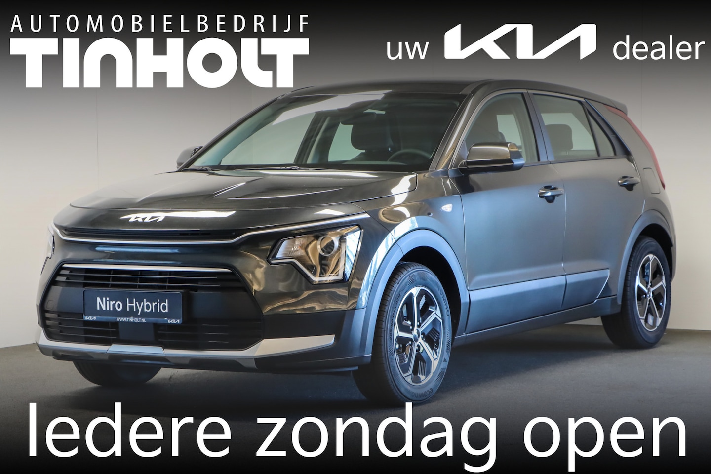 Kia Niro - 1.6 GDi Hybrid ComfortLine Direct uit voorraad leverbaar Interstellar Grey - AutoWereld.nl