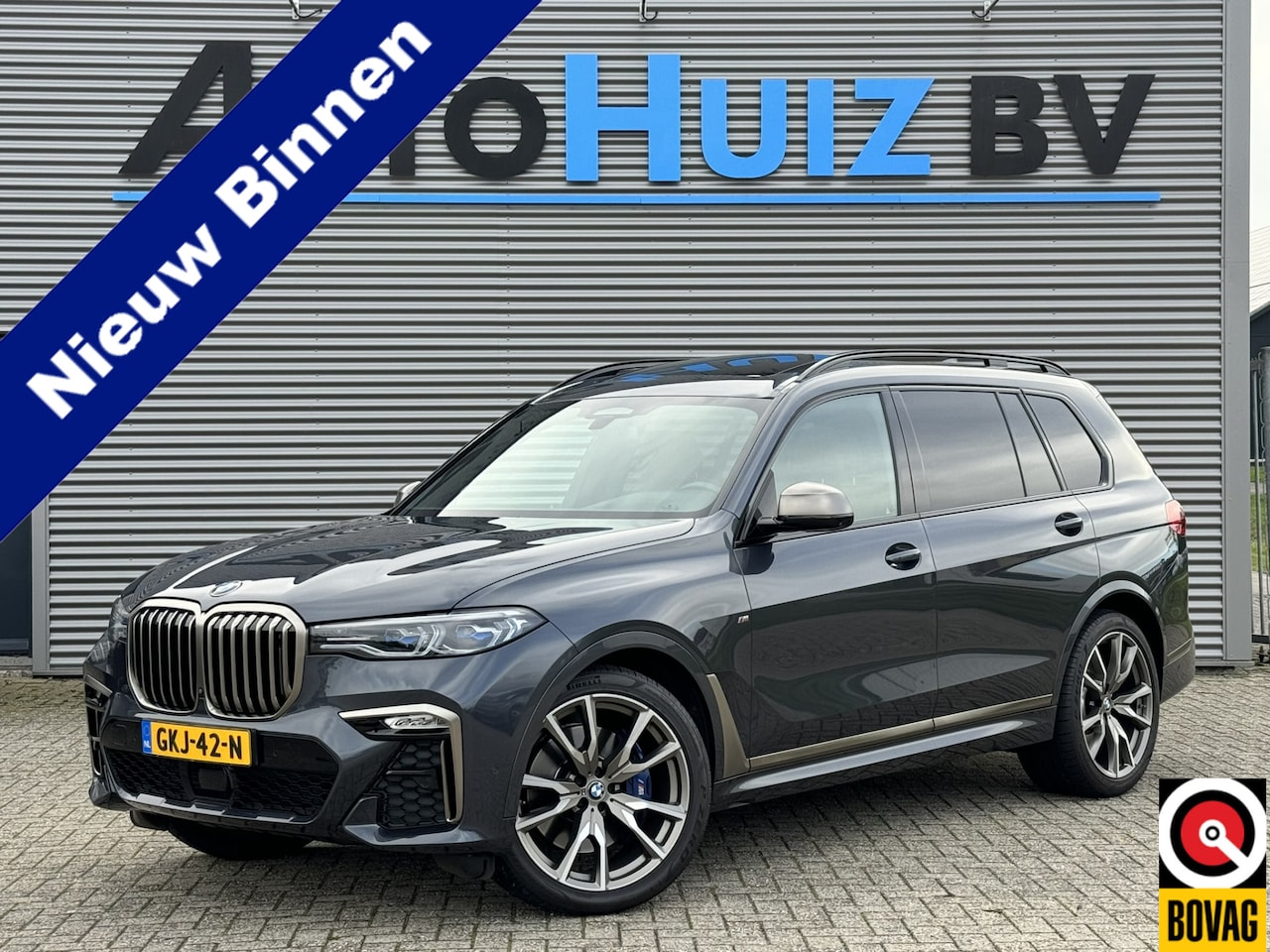 BMW X7 - M50i High Executive M Sport Executive Drive Pro 7-Zits Skylounge Laser Licht 22 Inch Stoel - AutoWereld.nl