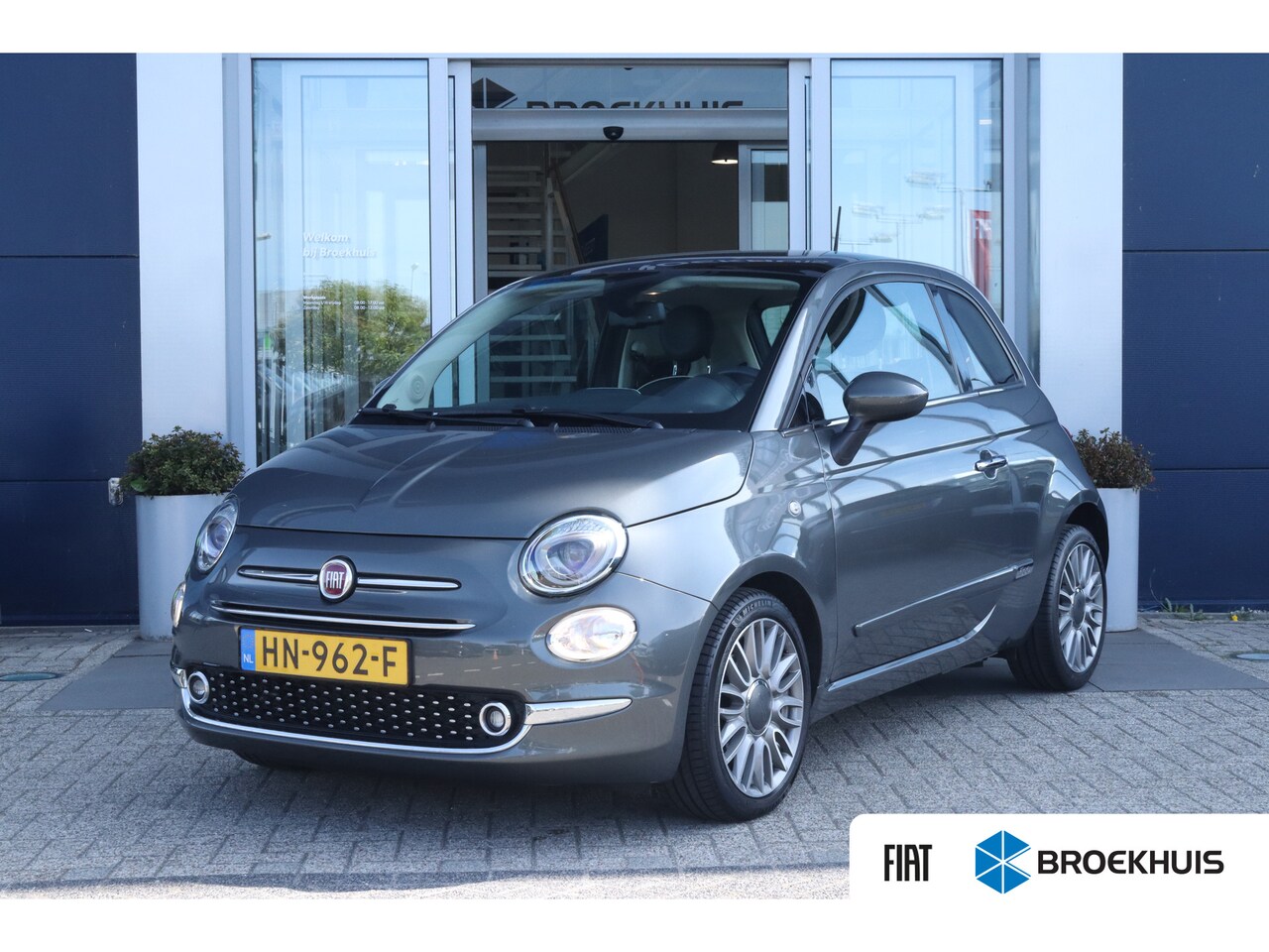 Fiat 500 - 0.9 TwinAir Turbo Lounge Senosren achter | Mistlampen | Bluetooth | Climate control | Pano - AutoWereld.nl