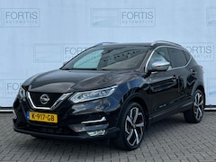 Nissan Qashqai - 1.2 Tekna + LUXE LEDER | CAMERA | TREKHAAK | PANO