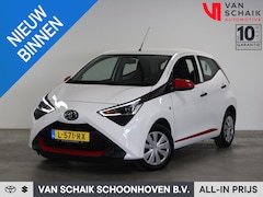 Toyota Aygo - 1.0 VVT-i x-fun | Airco | Ornamentenset & spiegelkappen rood