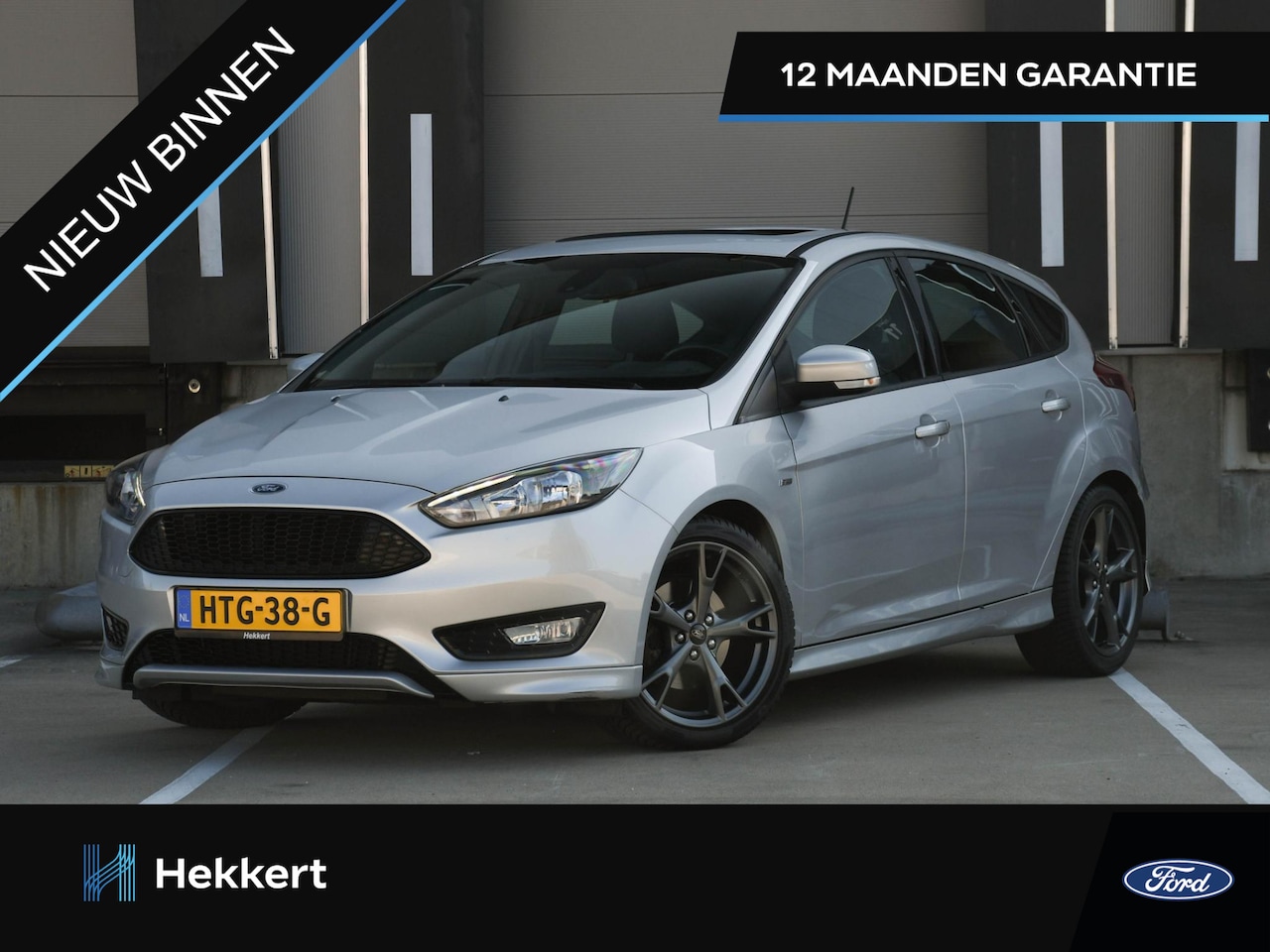 Ford Focus - ST-Line 1.5 EcoBoost 150pk SCHUIF/KANTELDAK | 17''LM | RADIO | AIRCO | USB | 12MND GARANTI - AutoWereld.nl