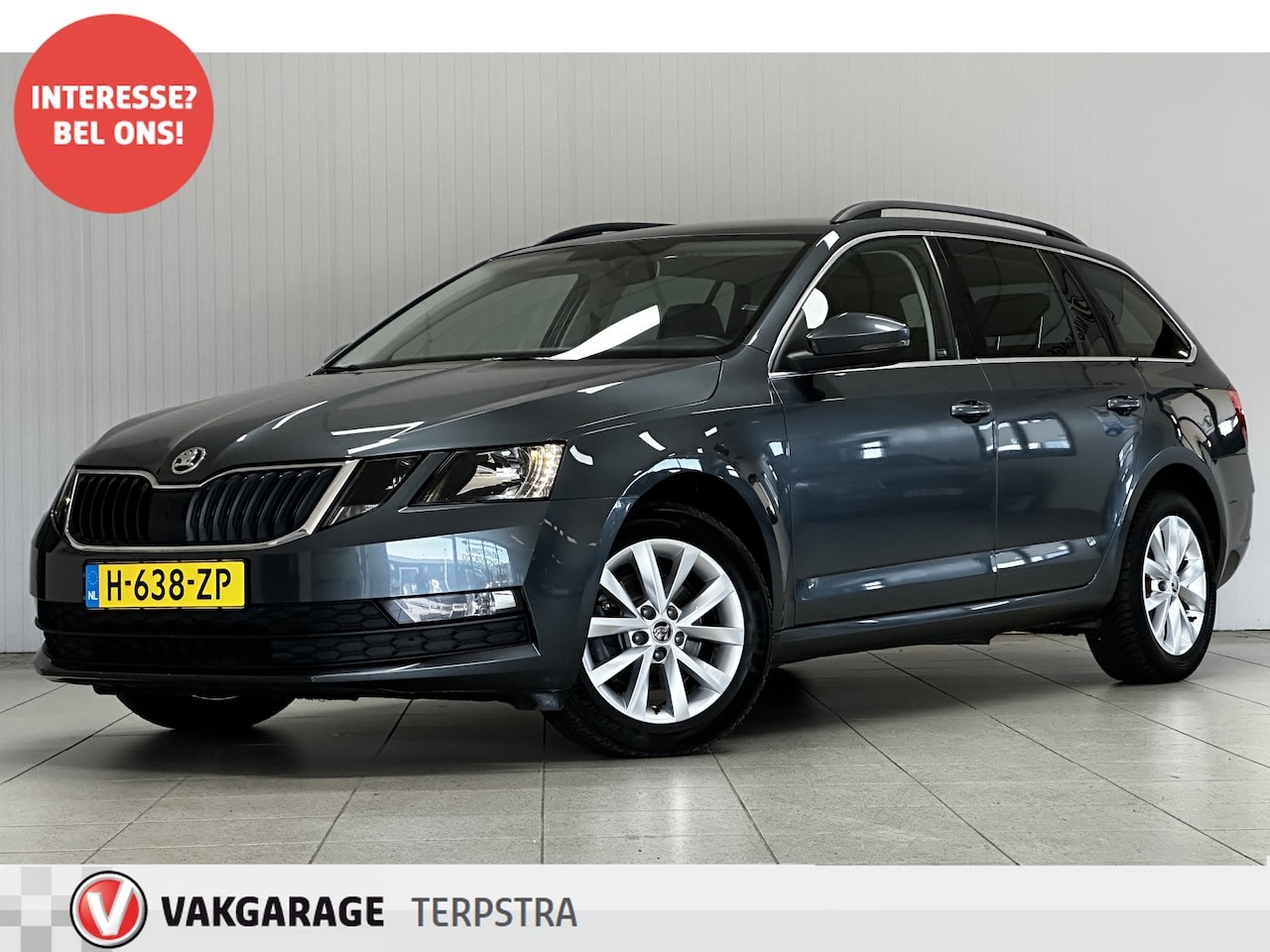 Skoda Octavia Combi - 1.0 TSI Greentech Business Edition/ Trekhaak!/ LED Dagrijverl./ 16''LMV/ Stoelverw./ DAB+/ - AutoWereld.nl