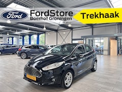 Ford Fiesta - EcoBoost 100pk Titanium | 100% dealer onderhouden | Trekhaak | Voorruit verwarmd | Clima |