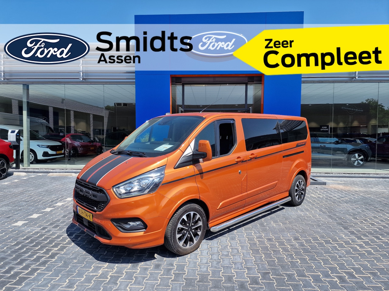 Ford Transit Custom - 320 2.0 TDCI L2H1 185PK Dubbel cabine Sport |adp. cruise control | Navi | Winter pakket| R - AutoWereld.nl
