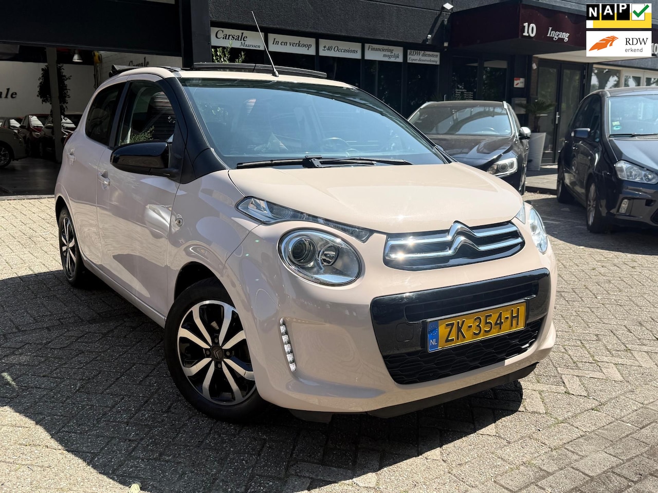Citroën C1 - 1.0 VTi Airscape Shine cabrio automaat metallic - AutoWereld.nl