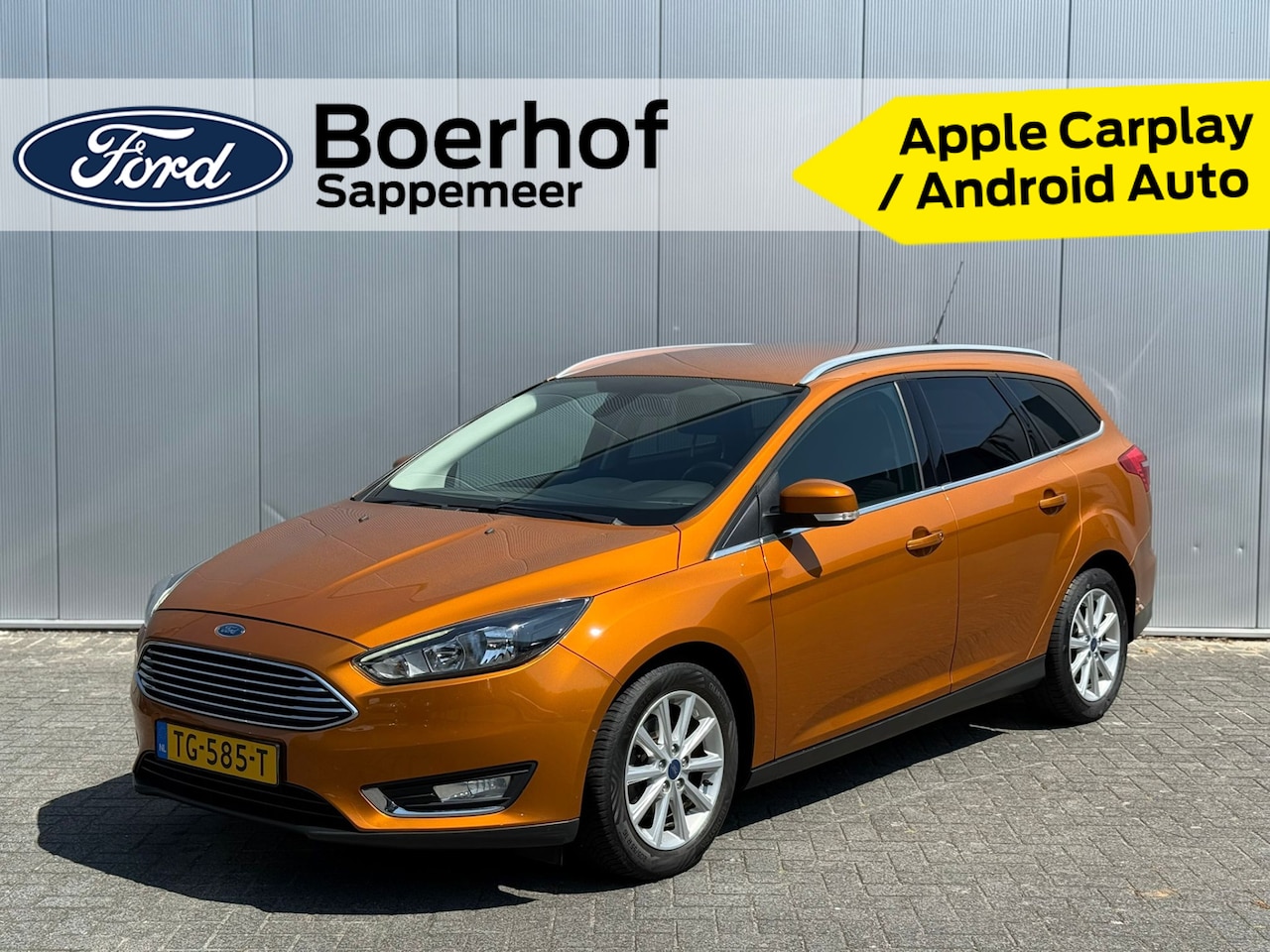 Ford Focus Wagon - Titanium 125PK | Trekhaak | SYNC 3 | All season | Keyless entry | Clima | Cruise | - AutoWereld.nl