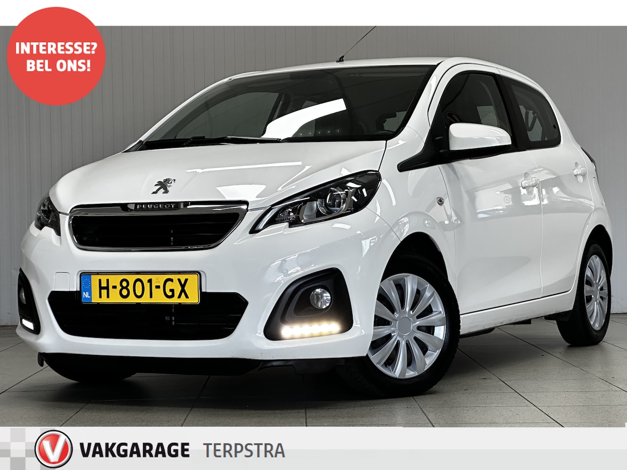 Peugeot 108 - 1.0 e-VTi Active /5-Drs! /LED Dagrijverl. /Airco /Elek. ramen voor /C.V. afstand /Bluetoot - AutoWereld.nl