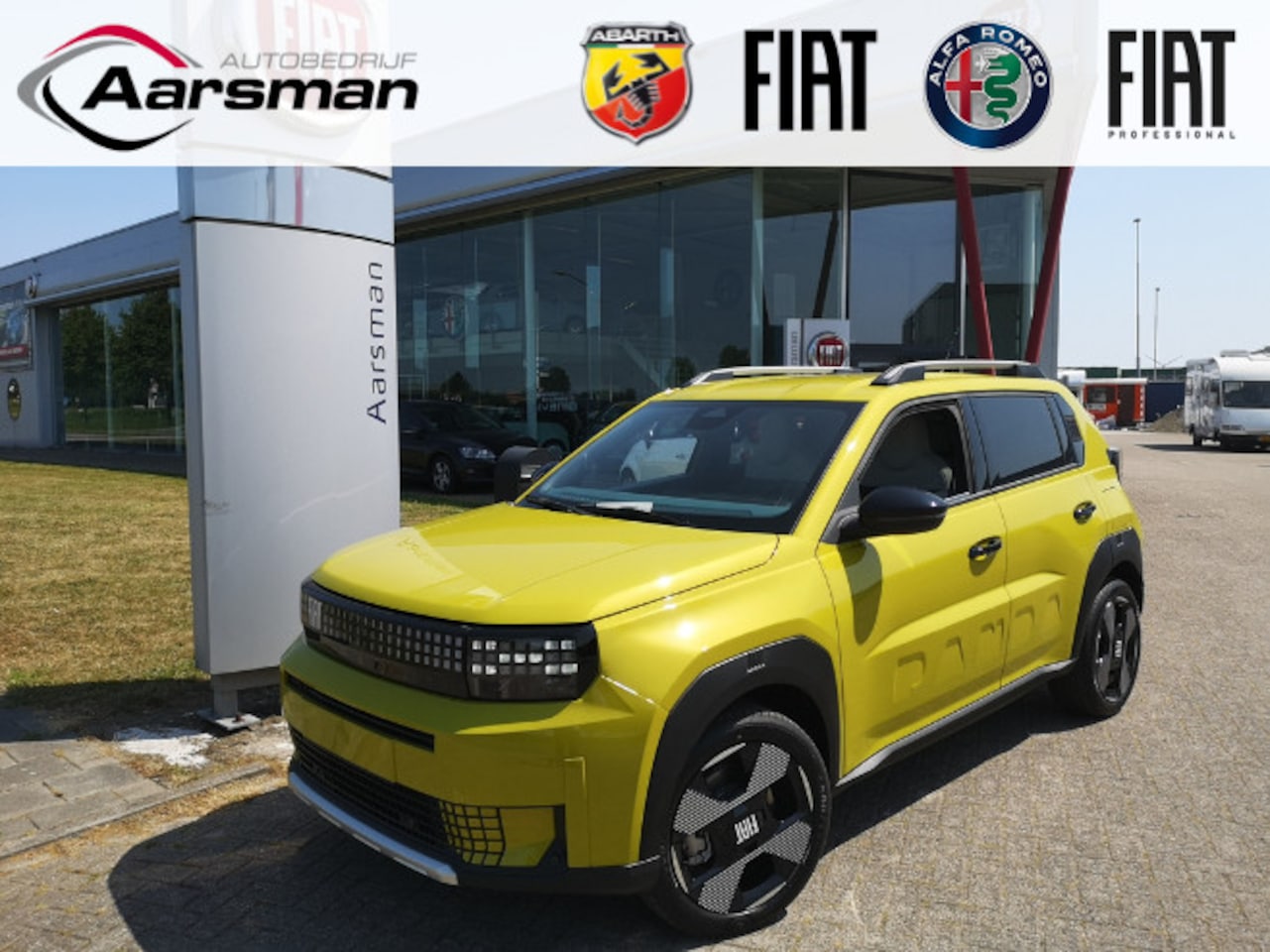 Fiat Grande Panda - La Prima 11 kW 44 kWh | Op voorraad | Full Option | Winter pack | Camera | - AutoWereld.nl