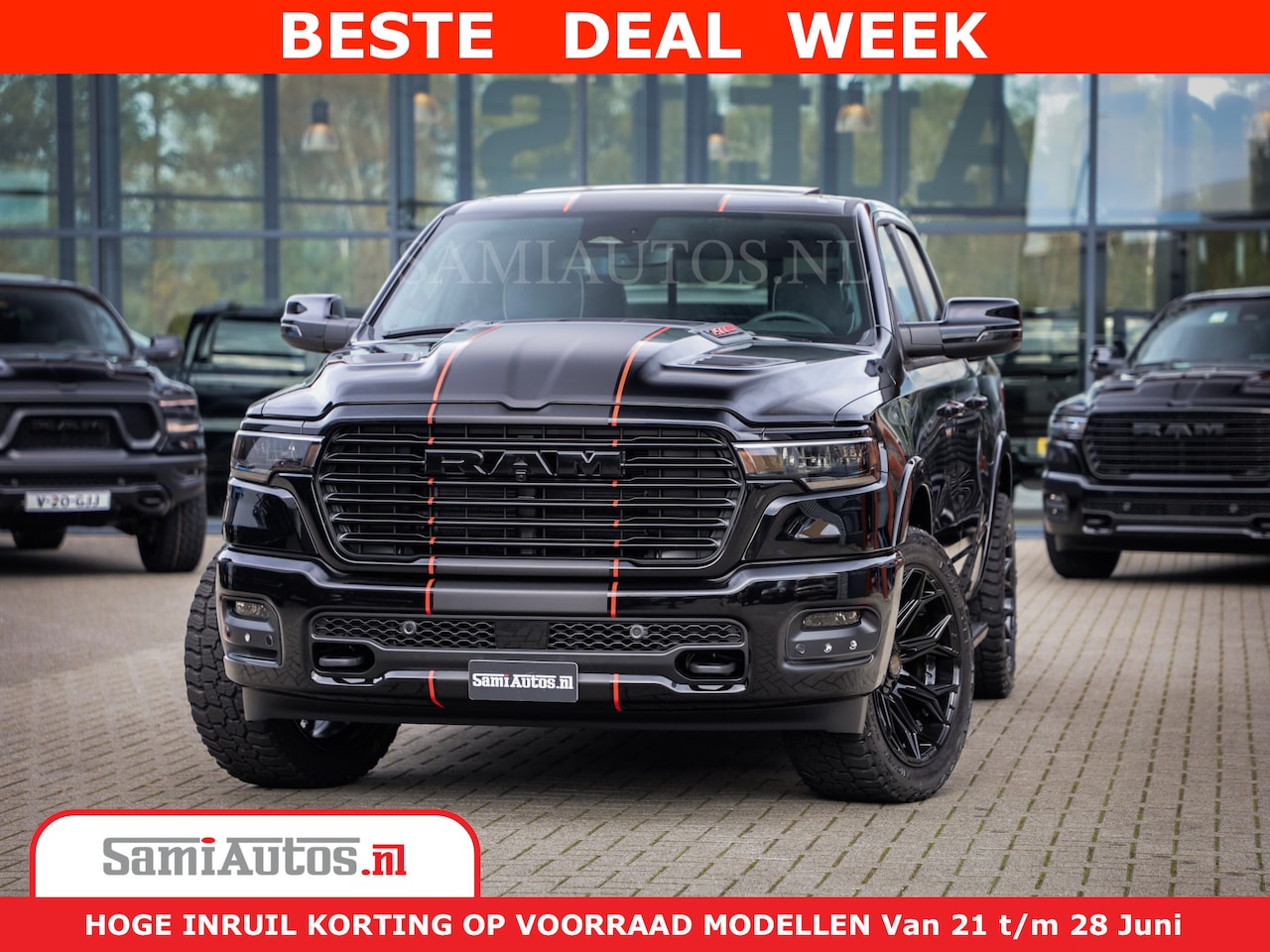 Dodge Ram 1500 - Night Premium | Full Option | De Meest Luxe Pick-Up in zijn Klasse | Comfortabele Dubbele - AutoWereld.nl