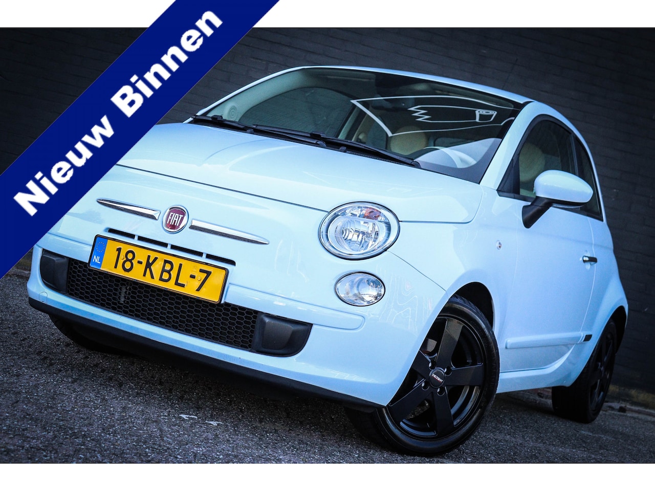 Fiat 500 - 1.2 Pop Airco/Elektr ramen - AutoWereld.nl