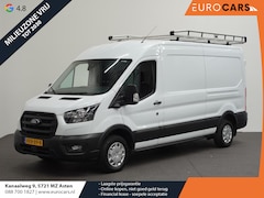 Ford Transit - 310 105PK L3H2 Trend Navigatie Airco Parkeersensoren Bluetooth 3Zits Trekhaak Camera