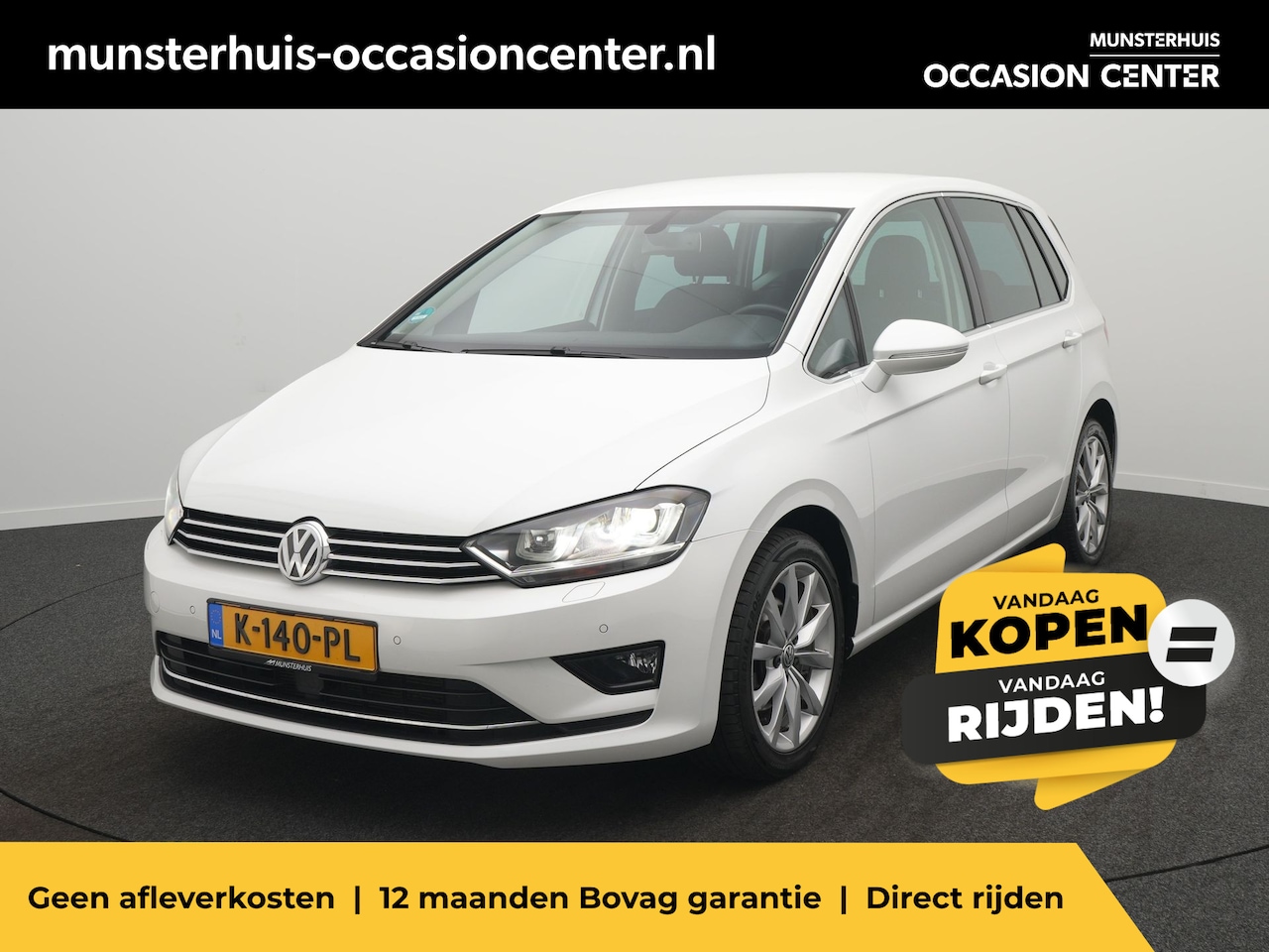 Volkswagen Golf Sportsvan - 1.4 TSI DSG Highline - RIJKLAARPRIJS - Automaat - Stoelverwarming - 17 inch - AutoWereld.nl