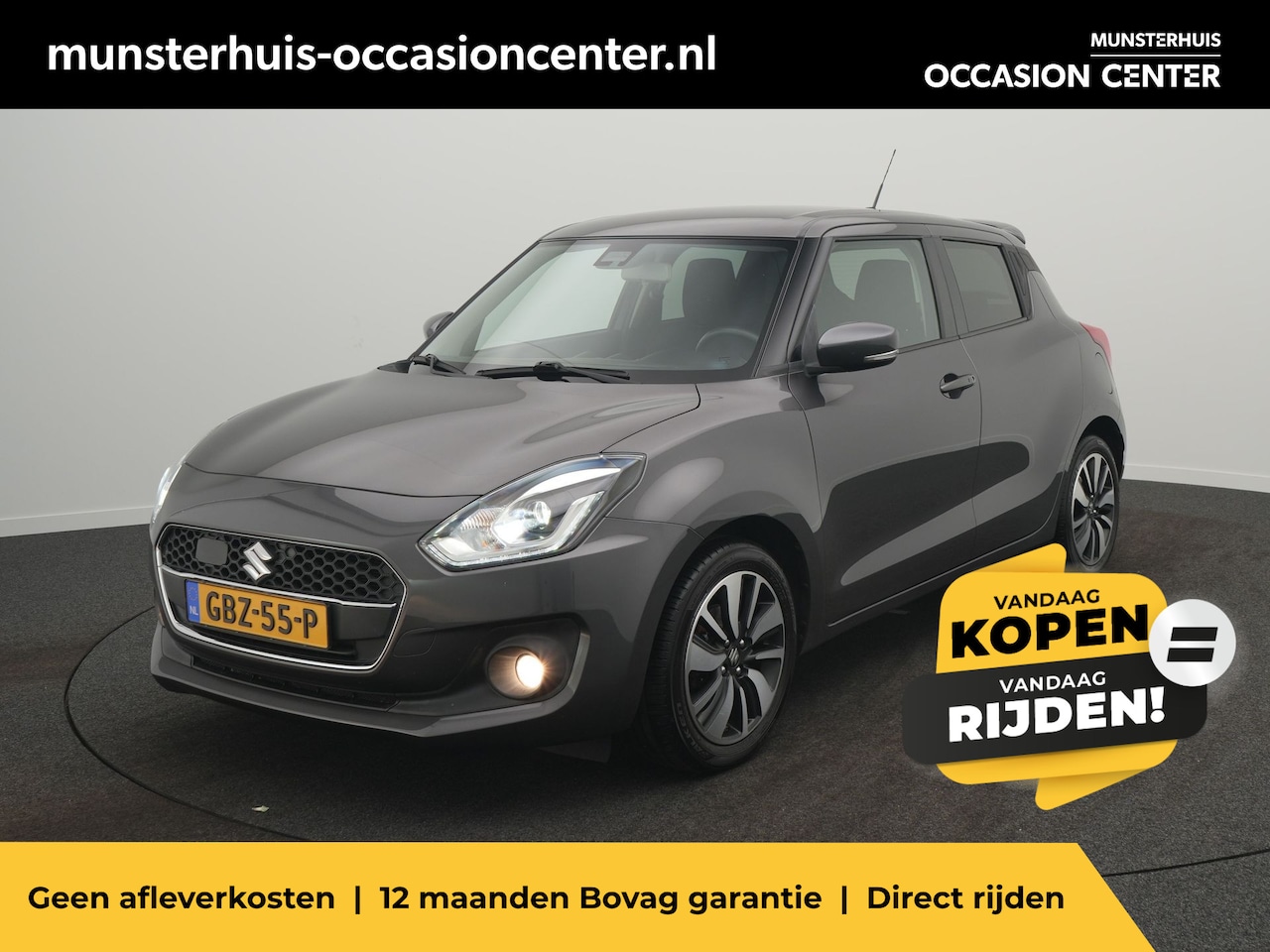 Suzuki Swift - 1.0 Stijl Smart Hybrid - RIJKLAARPRIJS - Achteruitrijcamera - Stoelverwarming - AutoWereld.nl
