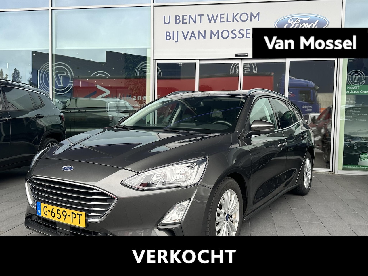 Ford Focus Wagon - 1.0 EcoBoost Titanium Business 125pk | Climate Control | NAVIGATIE | PDC | LMV | VOORRUITV - AutoWereld.nl