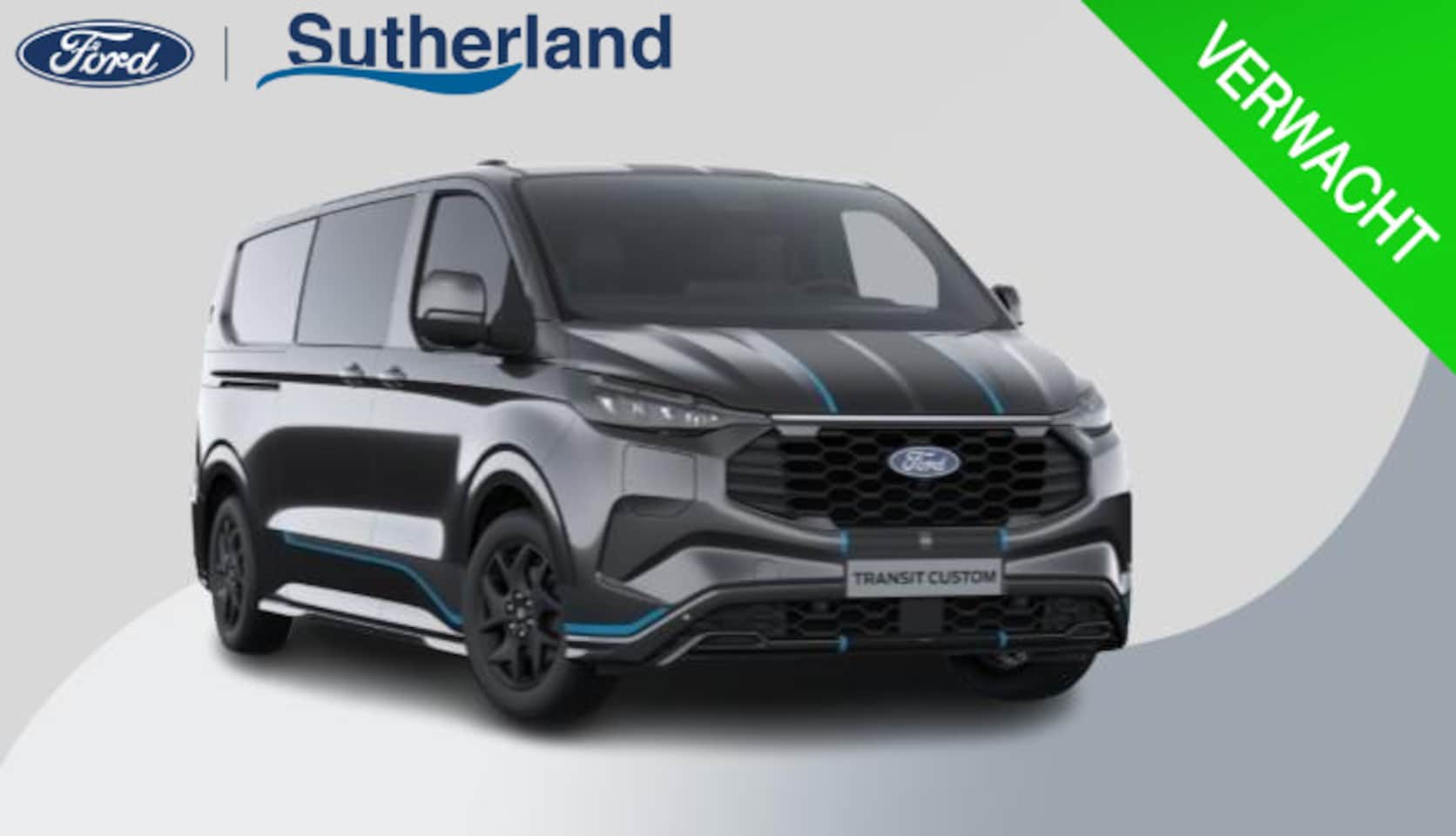 Ford Transit Custom - 320 2.5 PHEV L2H1 Sport DC 233pk | Dubbele zijschuifdeur | Inklapbare trekhaak | 19 inch l - AutoWereld.nl